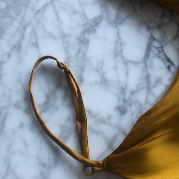 🌟HOST PICK🌟Zara Mustard Yellow Slip Dress - Picture 6 of 10